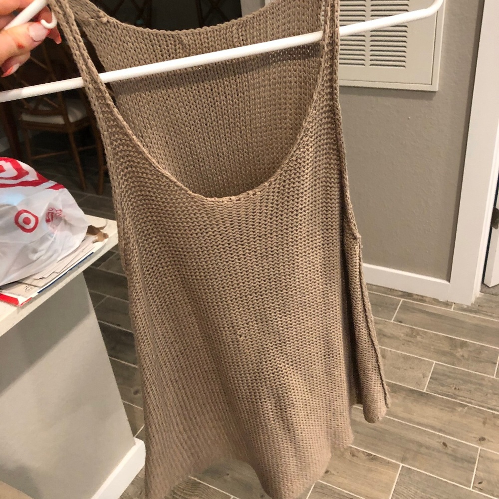 woven tank top